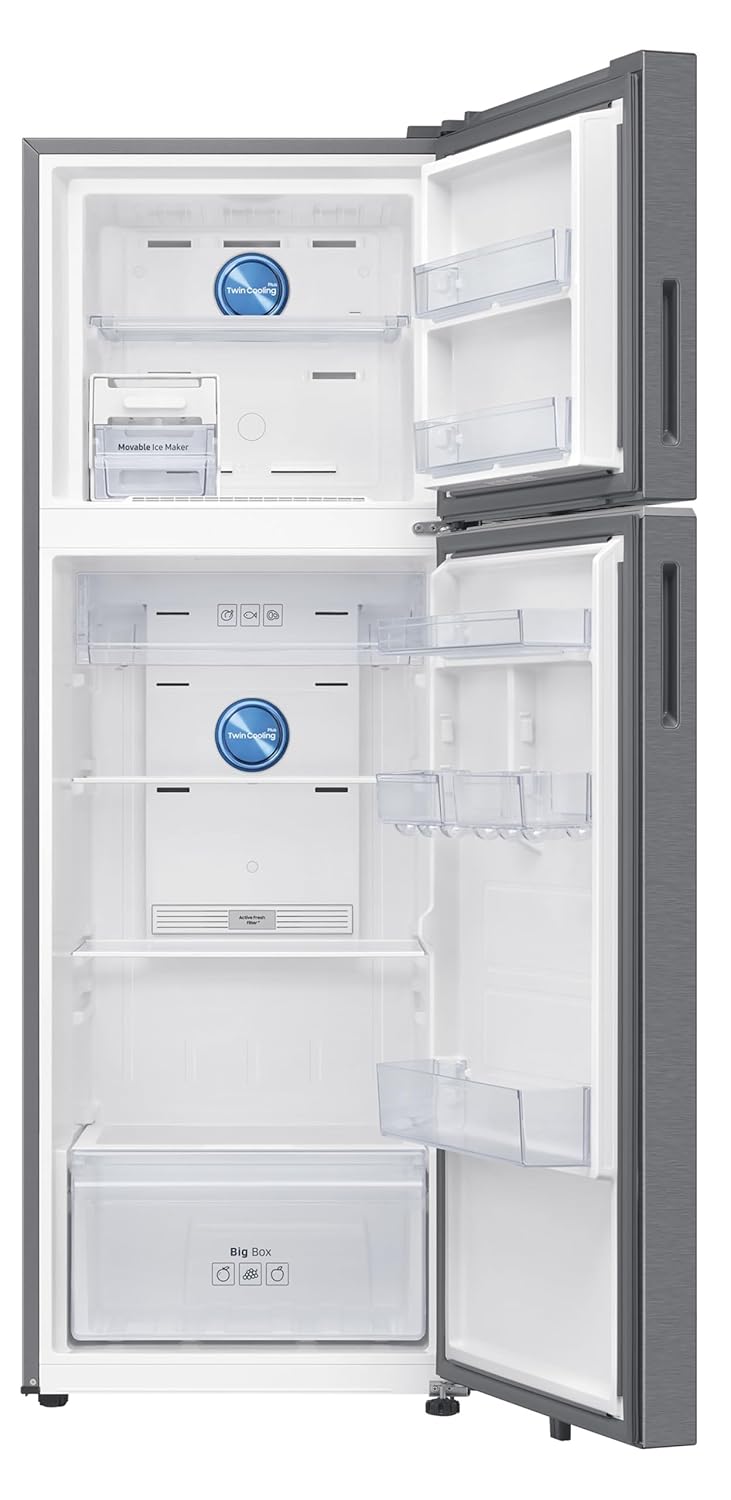 Samsung 350 L Frost Free Double Door WiFi Enabled Bespoke AI Refrigerator RT38DG5A4DSLHL